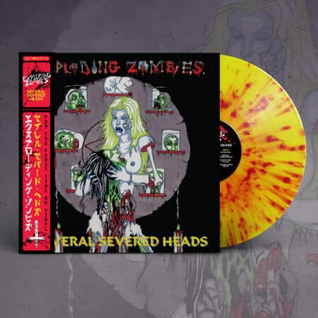 exploding zombies several severed heads yellow/red lp